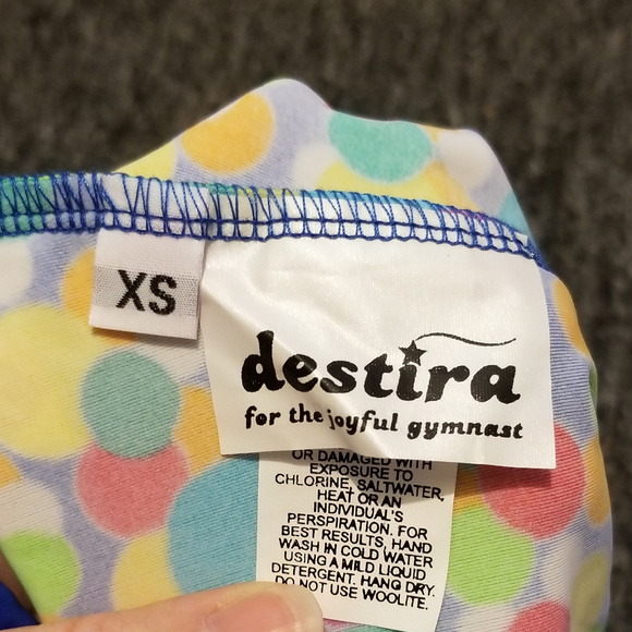 Destira Leotard | Size XS | Polka dot Design - Picture 5 of 5